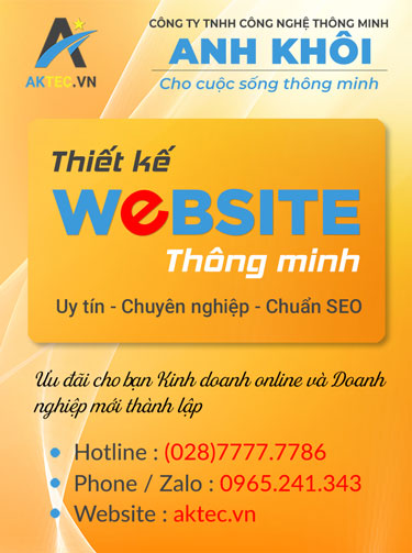 Thiết kế website thông minh