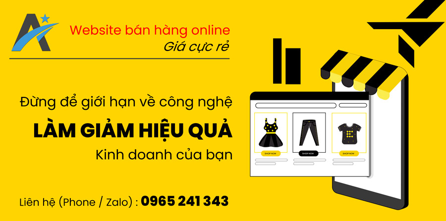 Thiết kế web bán hàng online