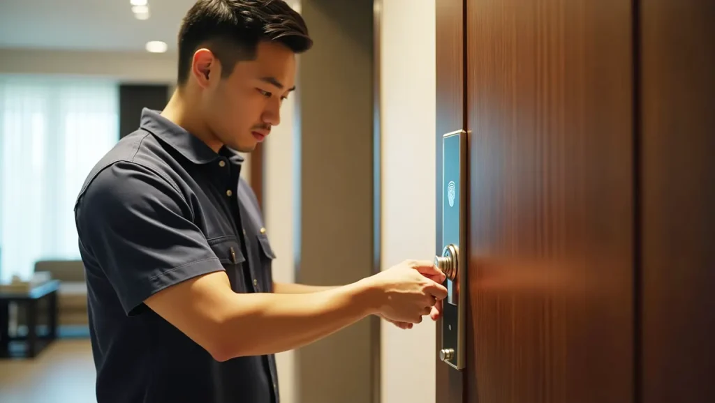 Lắp khóa vân tay tại Bình Chánh – Giải pháp tiện lợi cho người hay quên chìa như anh Nam