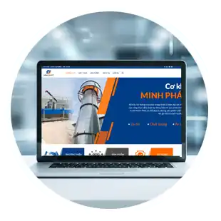 Dự án website doanh nghiệp Cơ Khí Minh Phát
