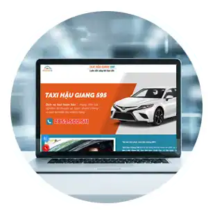 Dự án Landing page Taxi Hậu Giang