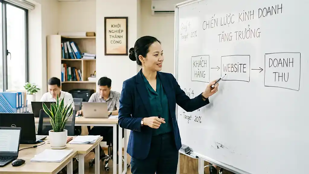 Thiết kế website cho doanh nghiệp nhỏ: Xác định mục tiêu kinh doanh