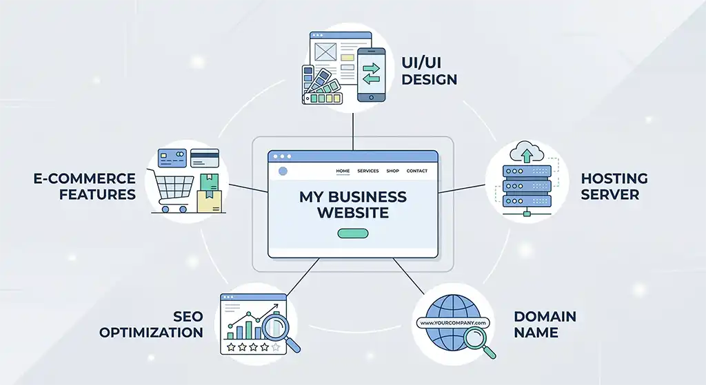 Chi phí thiết kế website bán hàng gồm những gì