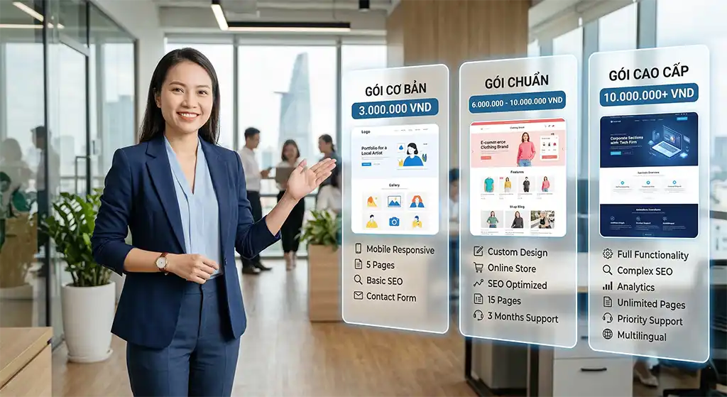 Chi phí thiết kế website bán hàng bao nhiêu? Làm sao để không lãng phí?