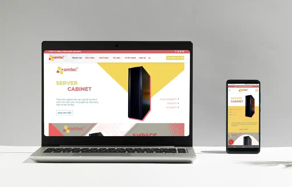 Thiết kế website Công ty Anh Minh