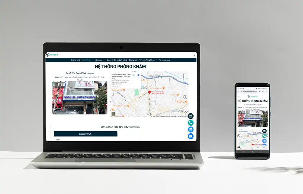 Thiết kế website Nha Khoa Win