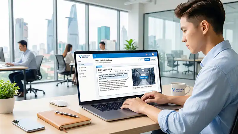 Thuê website chuyên nghiệp = Phạm vi hỗ trợ trong gói thuê