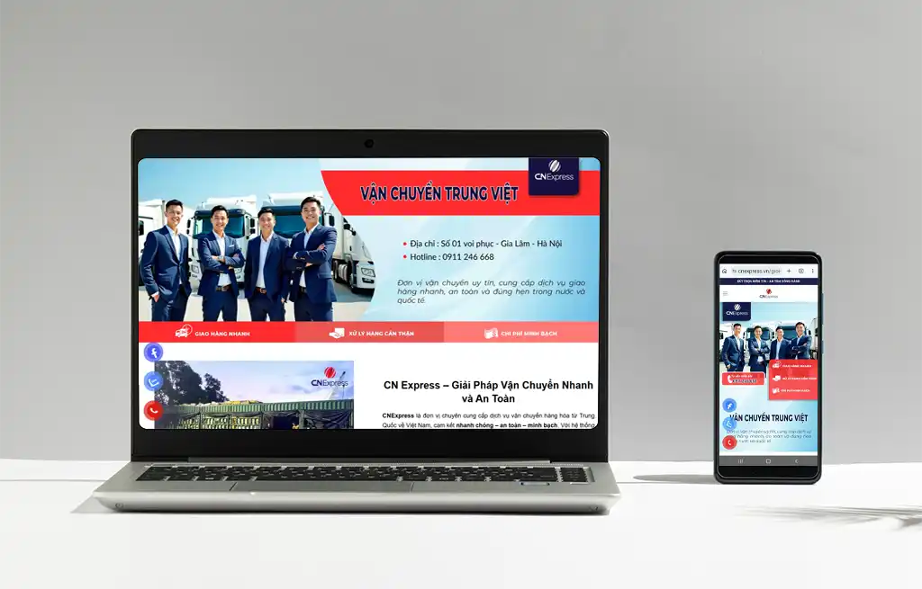 Thông tin dự án website CNExpress