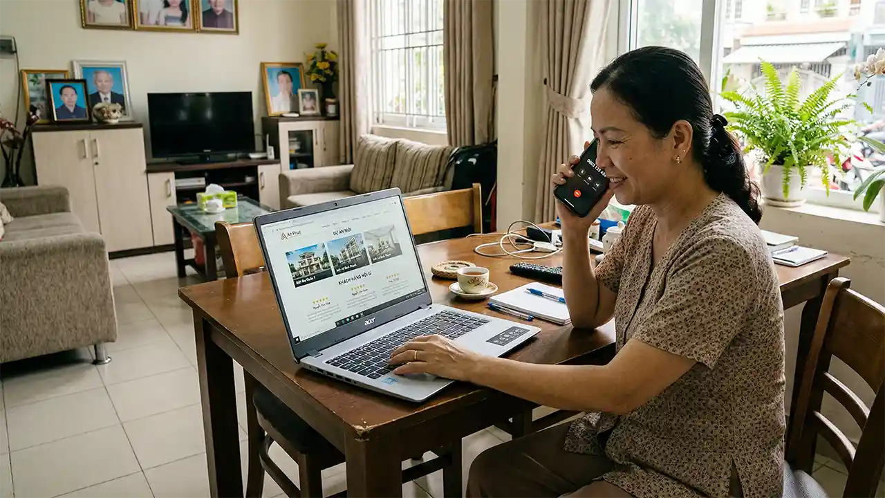 Website giúp tăng độ tin tưởng trước khi khách gọi điện