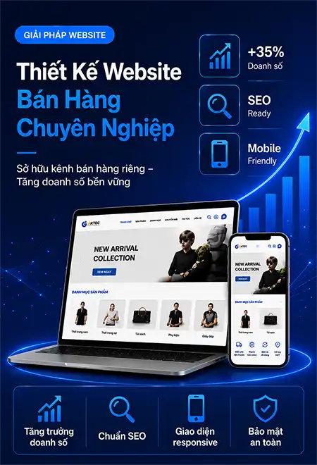 Thiết Kế Website Bán Hàng Chuyên Nghiệp Giúp Doanh Nghiệp Tăng Doanh Số