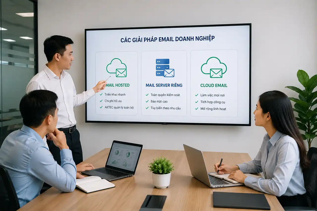 AKTEC cung cấp những giải pháp email doanh nghiệp nào?