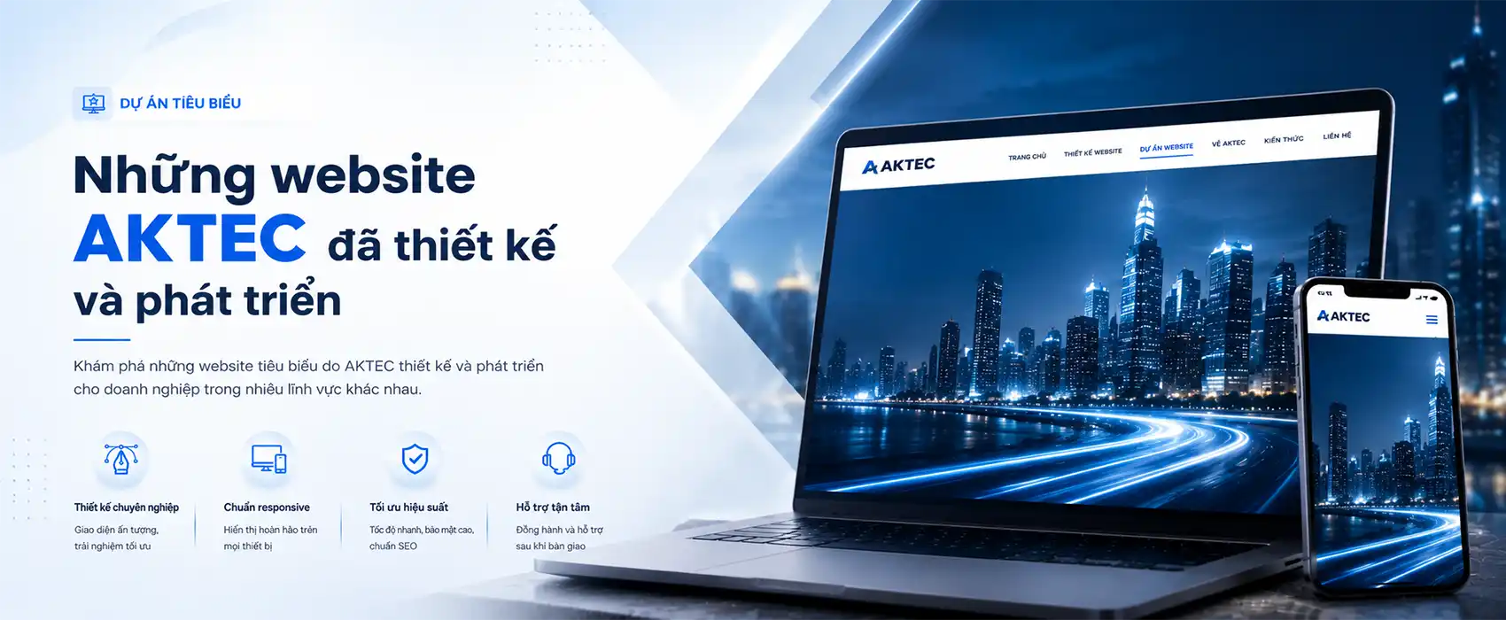 Những website tiêu biểu AKTEC đã thiết kế và phát triển