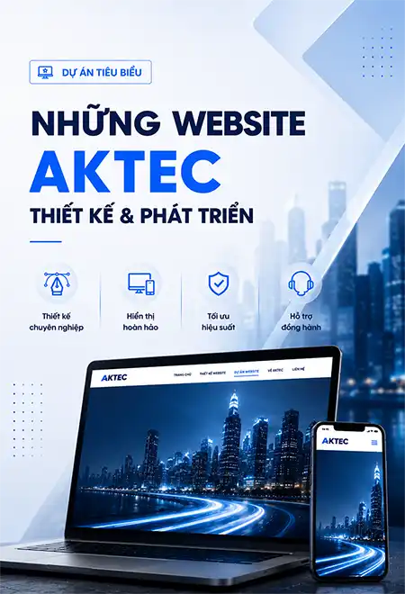 Những website tiêu biểu AKTEC đã thiết kế và phát triển