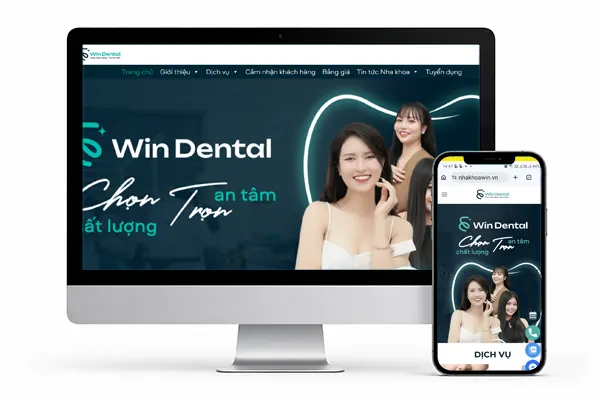 Dự án website Nha Khoa Win