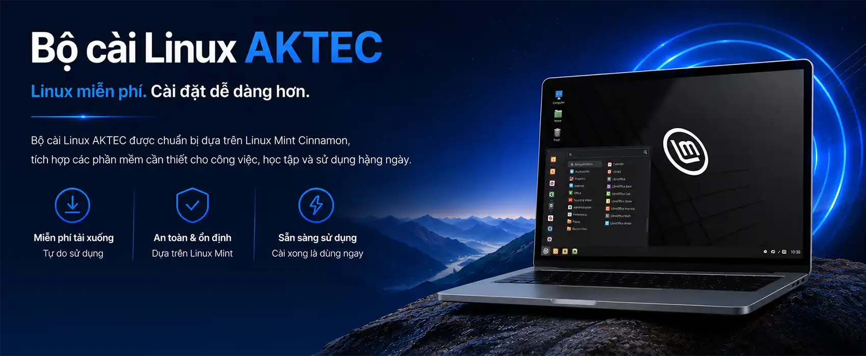 Bộ cài Linux AKTEC