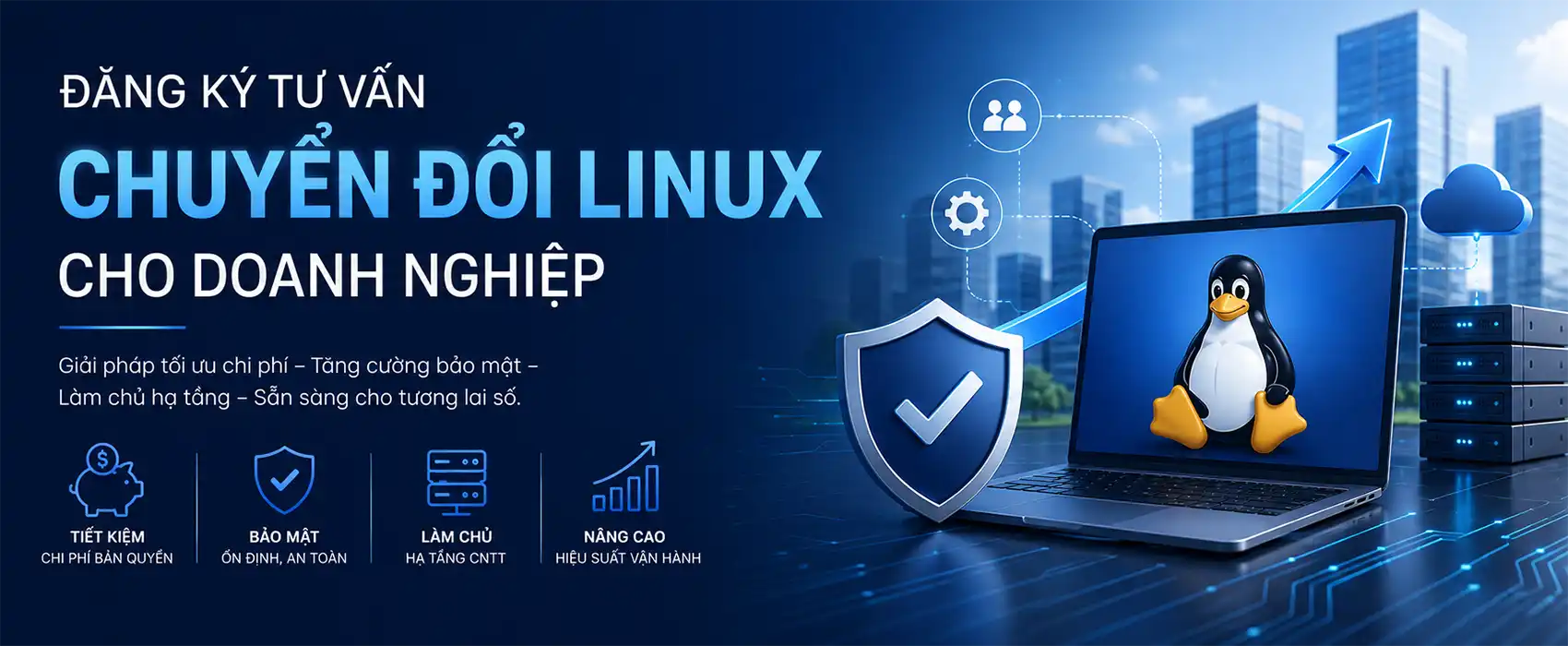 Đăng ký chuyển đổi Linux cho doanh nghiệp