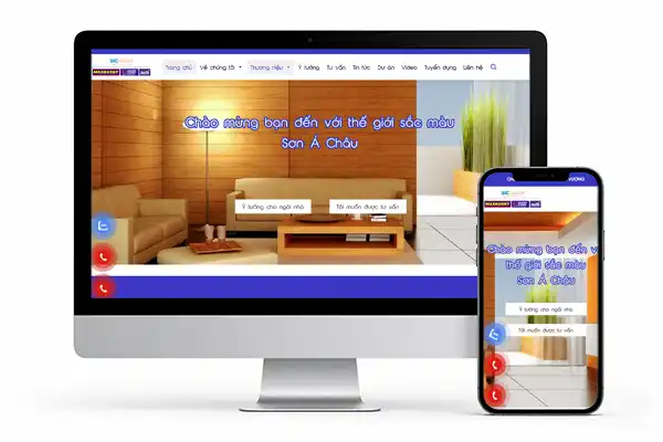 Website hãng sơn Á Châu