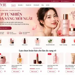 Trang chủ Mẫu Website Bán Hàng Mỹ Phẩm