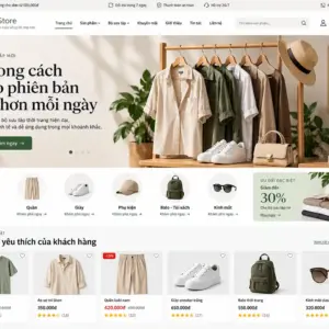 Trang chủ Mẫu Website Bán Hàng Thời Trang – Lumi