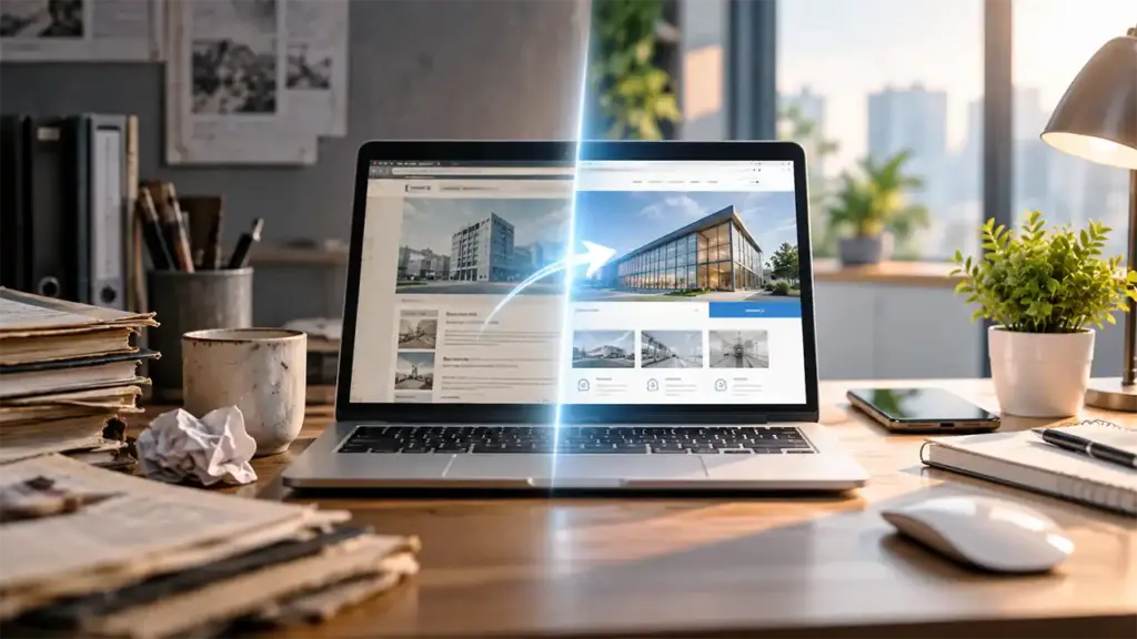 Nâng cấp website doanh nghiệp từ giao diện cũ sang hiện đại
